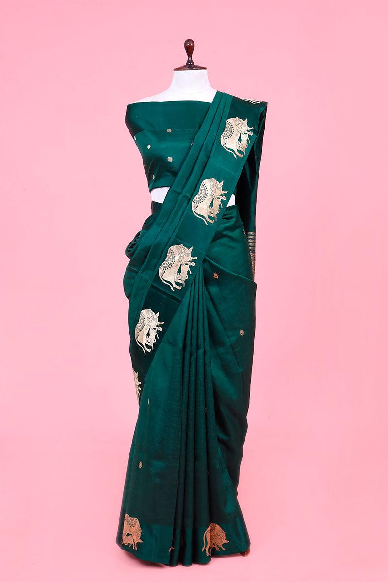 Pichwai Pure Banarasi Silk Saree