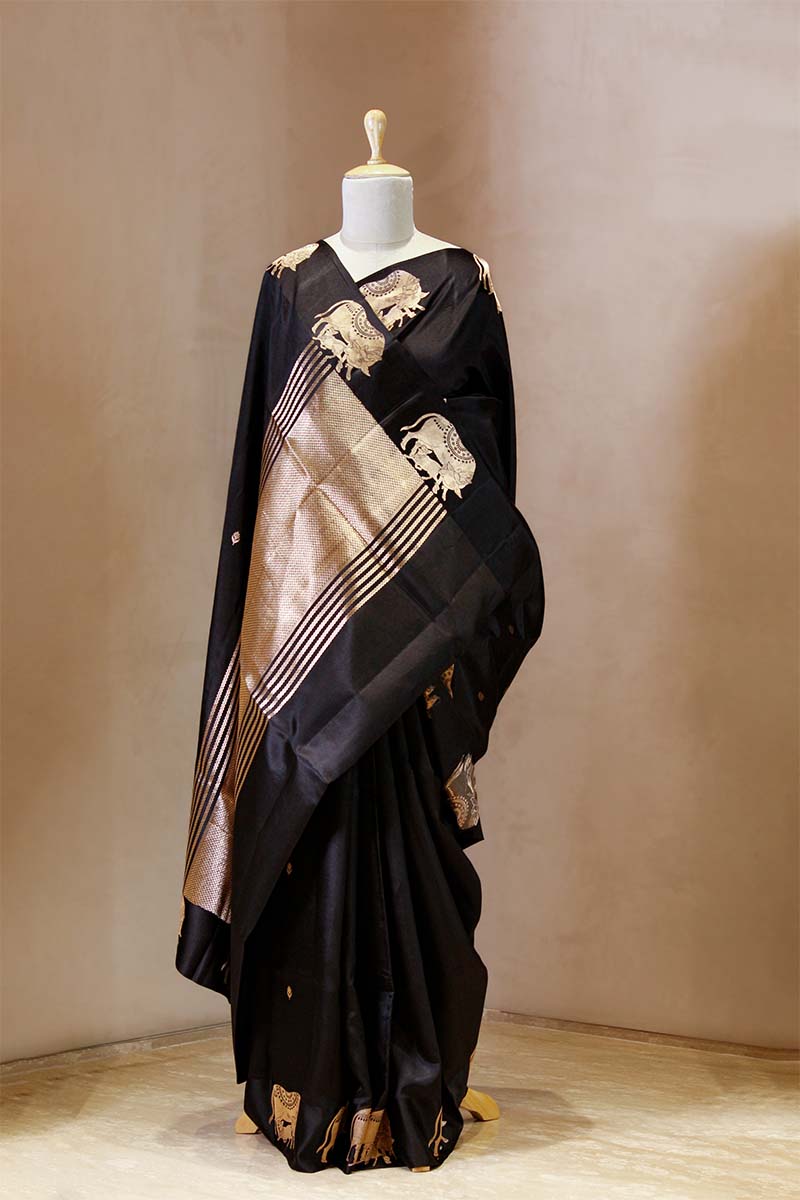 Pichwai Pure Banarasi Silk Saree