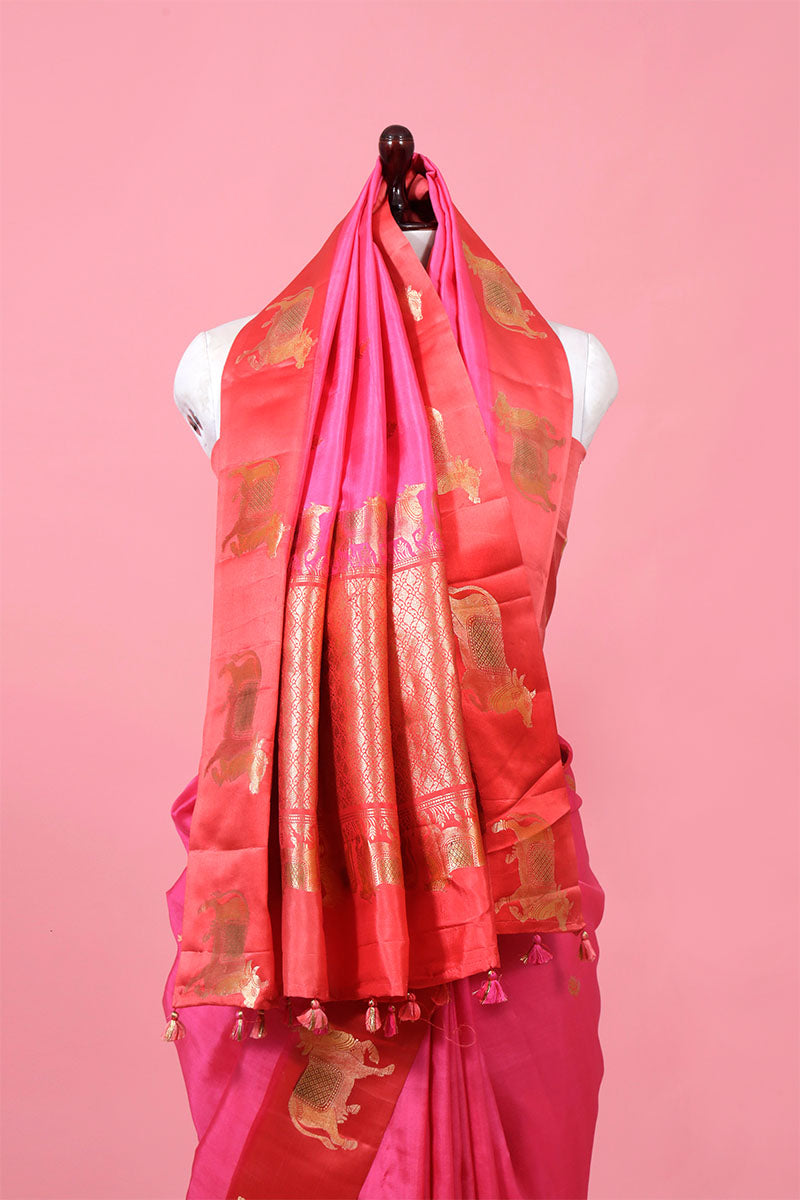 Pichwai Pure Banarasi Silk Saree