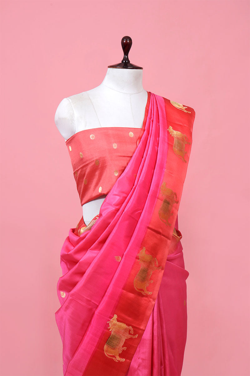 Pichwai Pure Banarasi Silk Saree