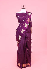 Pichwai Handloom Banarasi Silk Saree