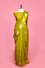 Pichwai Handloom Banarasi Silk Saree