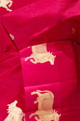 Pichwai Handloom Banarasi Silk Saree