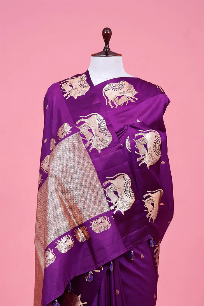 Pichwai Pure Banarasi Silk Saree