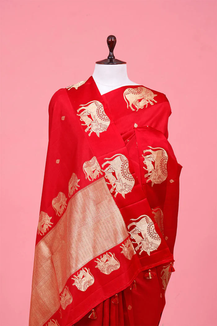 Pichwai Pure Banarasi Silk Saree