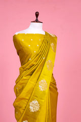 Shikargah Motif Handloom Banarasi Silk Saree