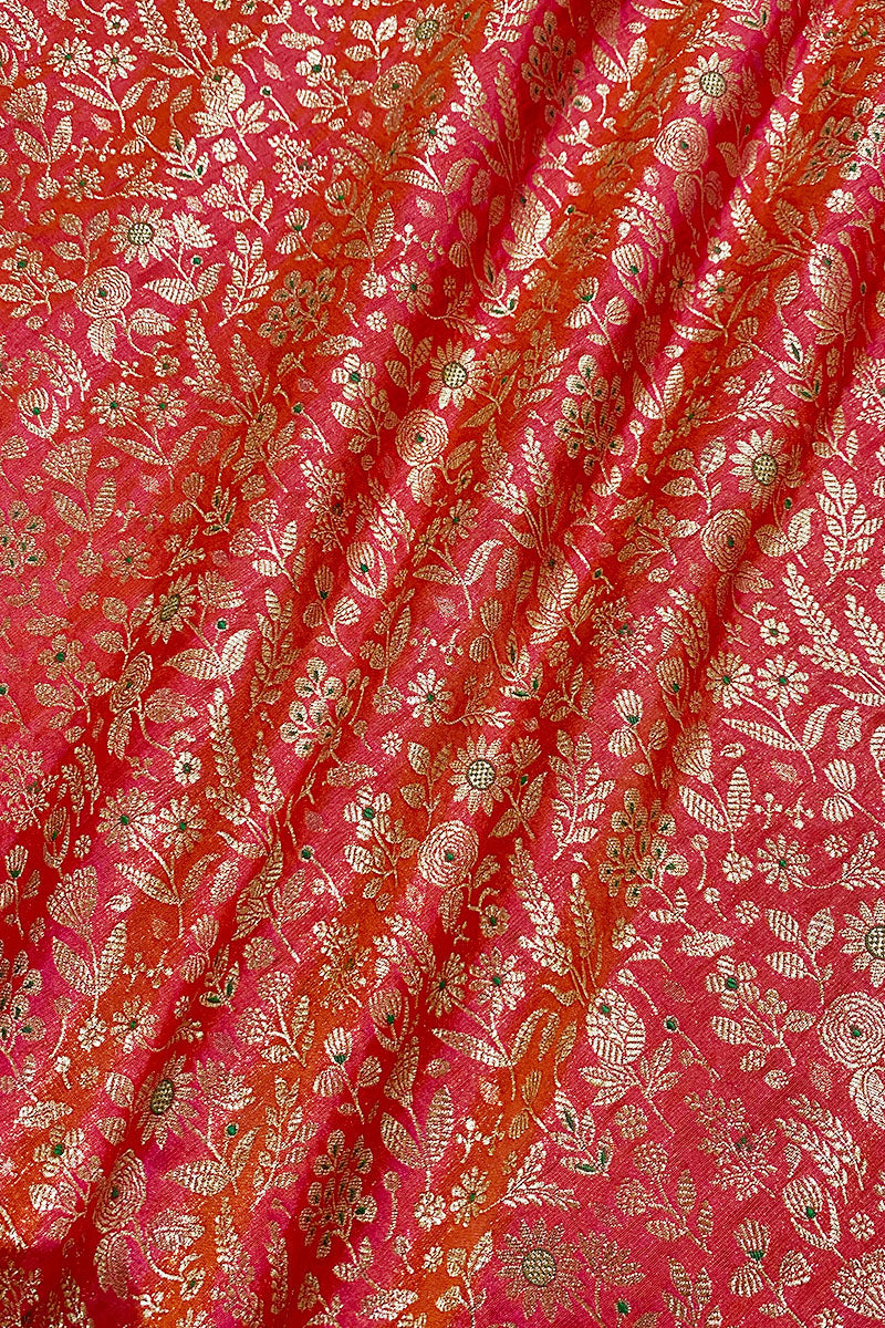 Fabric, red fabric, pink fabric, banarasi fabric, silk fabric, brocade fabric, handloom fabric, indian fabric