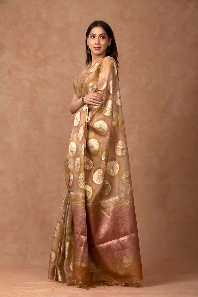 Yellow Soft Silk Saree