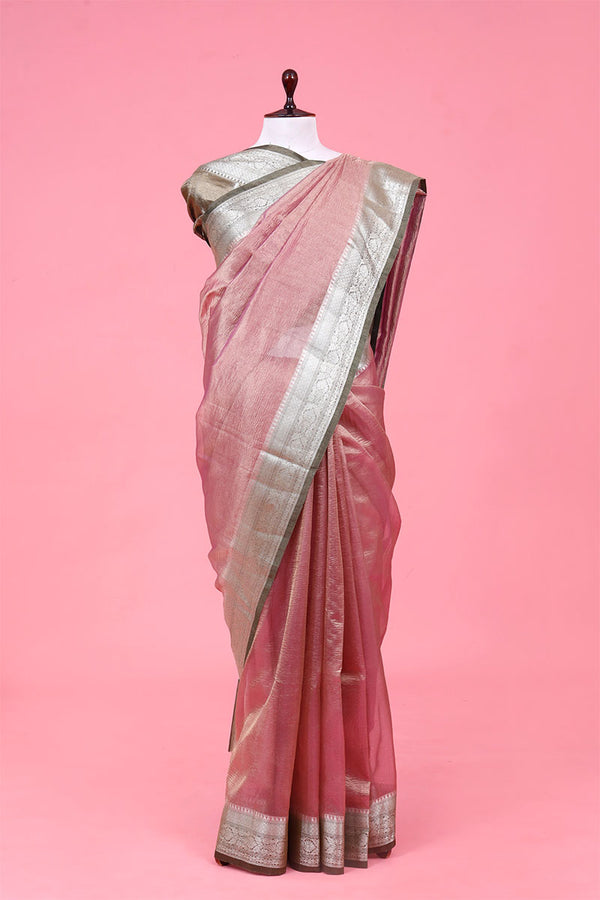 Buy Latest Pink Silk Saree Online