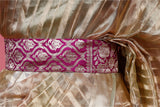 Purple Banarasi Silk Waist Belt