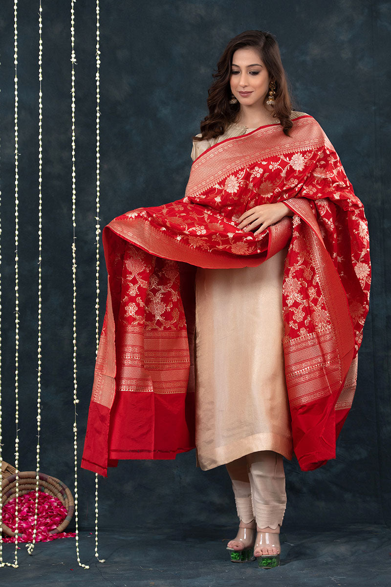 Mallika - The Crown Princess Dupatta – Meraak Couture