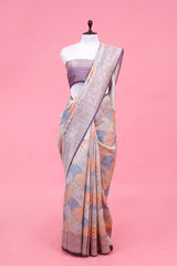 Buy Multicolor Chiniya Silk Sarees Online
