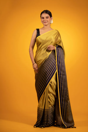 Buy Black Sarees for Women by Vastukala Online | Ajio.com