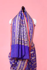 Banarasi Floral Handloom Katan Silk Saree