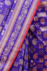 Banarasi Floral Handloom Katan Silk Saree