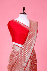 Handwoven Banarasi Crush Tissue Silk Saree