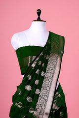 Ethnic Woven Cotton Banarasi Saree