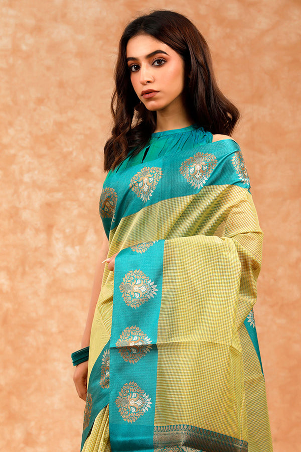 Ethnic Cotton Banarasi Saree