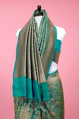 Jaal Woven Casual Silk Saree - Chinaya Banaras