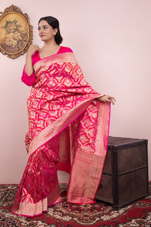 Baby Pink Handwoven Banarasi Silk Suit Set for Women Online – Chinaya  Banaras