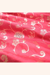 Fabric, Rani Pink fabric, banarasi fabric, silk fabric, brocade fabric, handloom fabric, indian fabric