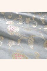 Fabric, Grey fabric, banarasi fabric, silk fabric, brocade fabric, handloom fabric, indian fabric