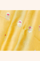 Fabric, Yellow fabric, banarasi fabric, silk fabric, brocade fabric, handloom fabric, indian fabric