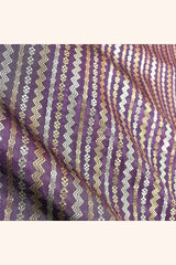 Fabric, Deep Mauve fabric, banarasi fabric, silk fabric, brocade fabric, handloom fabric, indian fabric