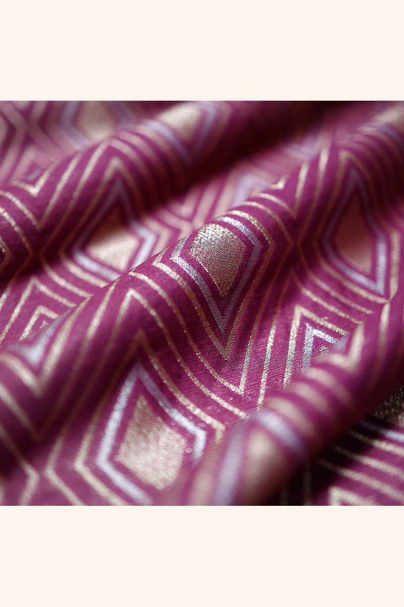 Fabric, Purple fabric, banarasi fabric, silk fabric, brocade fabric, handloom fabric, indian fabric