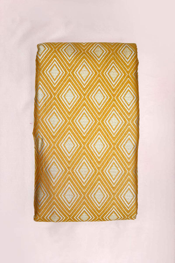 Golden Yellow Mulberry Silk Fabric