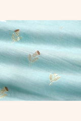 Fabric, Powder Blue fabric, banarasi fabric, silk fabric, brocade fabric, handloom fabric, indian fabric