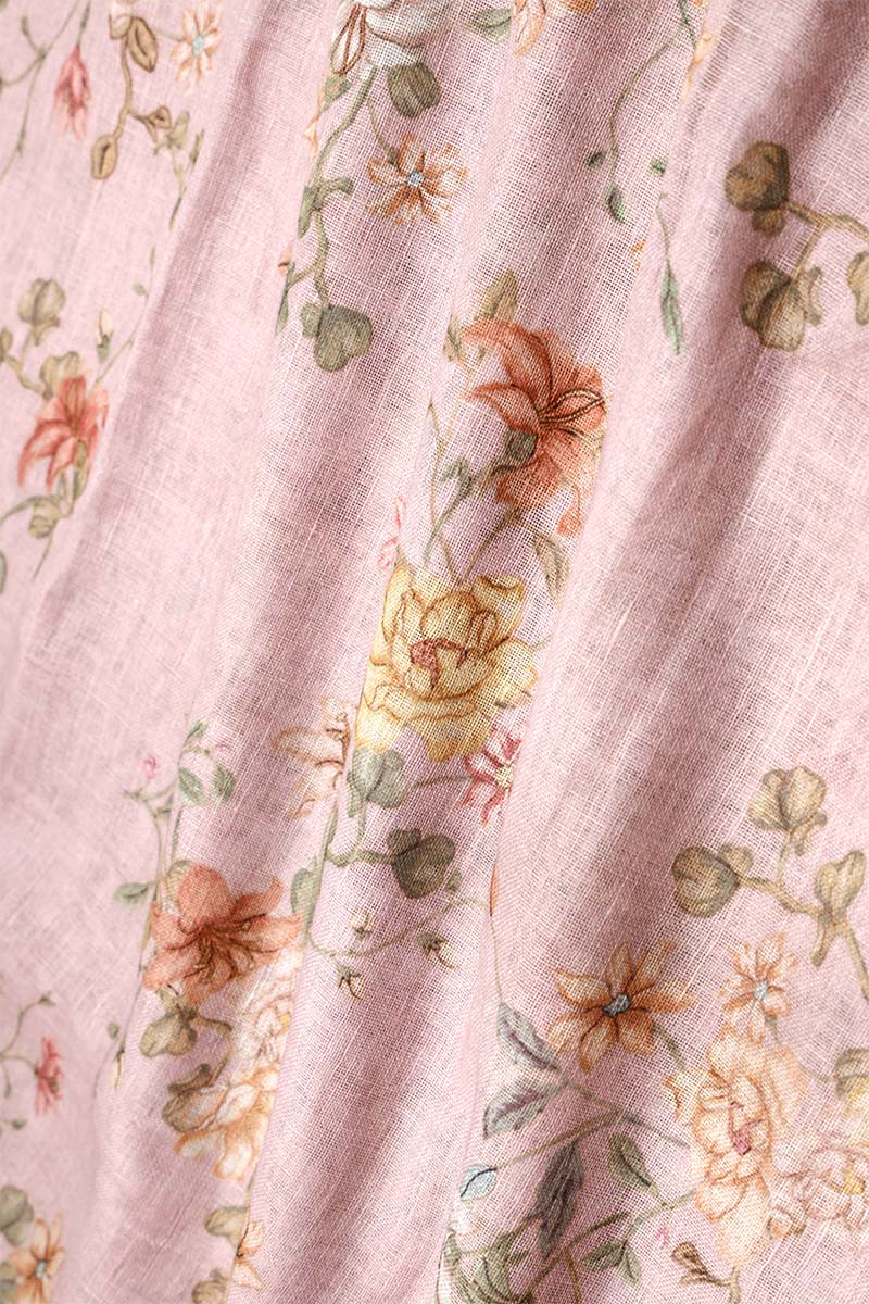 "Mauve fabric, Linen fabric​, Linen fabric online​, Pure linen fabric​
"