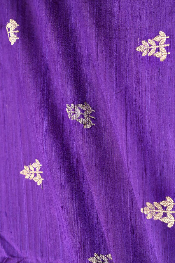 Purple fabric, banarasi fabric, silk fabric, Raw fabric, woven fabric