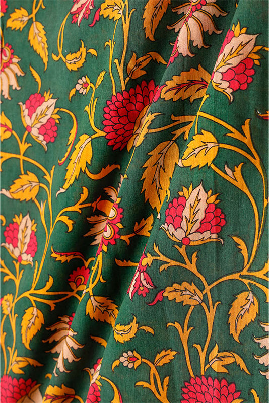 Fabric, green fabric, banarasi fabric, silk fabric, brocade fabric, handloom fabric, indian fabric