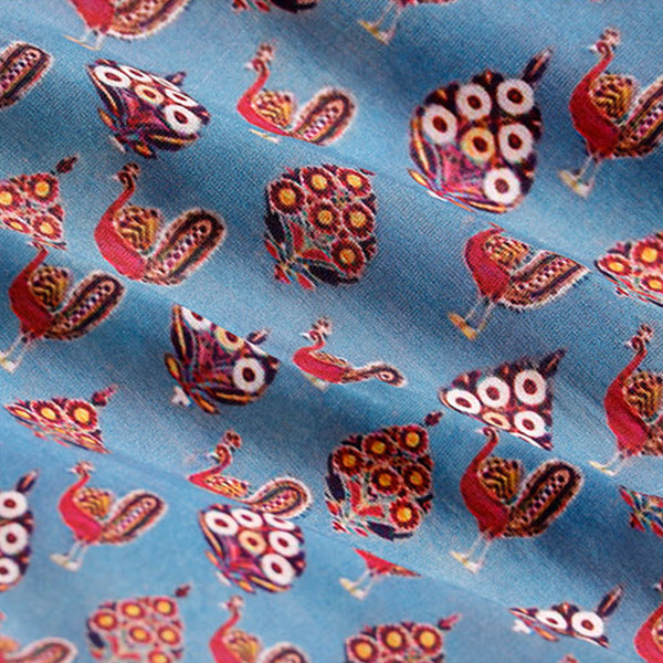 Buy Printed Chanderi Silk Fabric Online