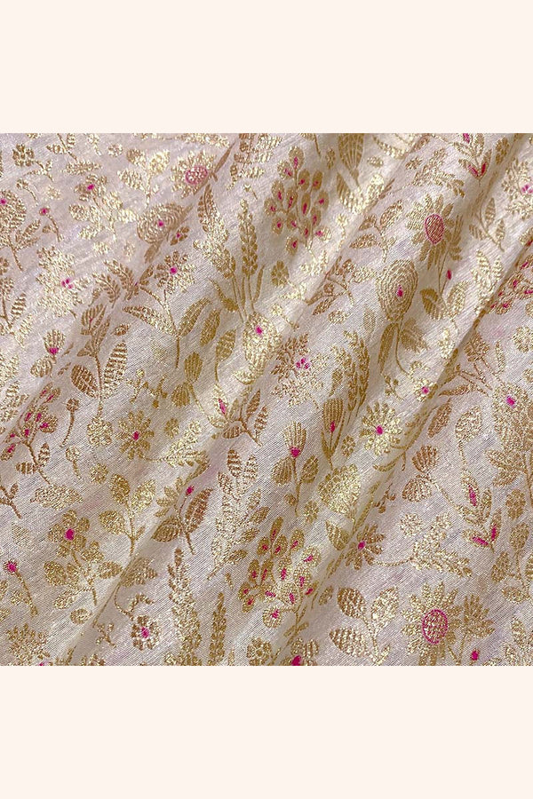 Fabric, white fabric, banarasi fabric, silk fabric, brocade fabric, handloom fabric, indian fabric