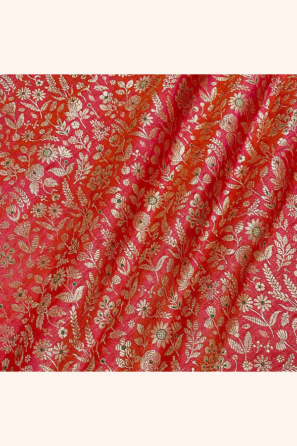 Fabric, red fabric, pink fabric, banarasi fabric, silk fabric, brocade fabric, handloom fabric, indian fabric