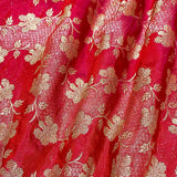 Fabric, Pink fabric, Handloom fabric, banarasi fabric, silk fabric, brocade fabric, indian fabric, fabric for blouse, fabric for dress, rangkat fabric