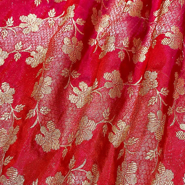 Buy Best Quality Banarasi Silk Fabrics Online at Chinaya Banaras