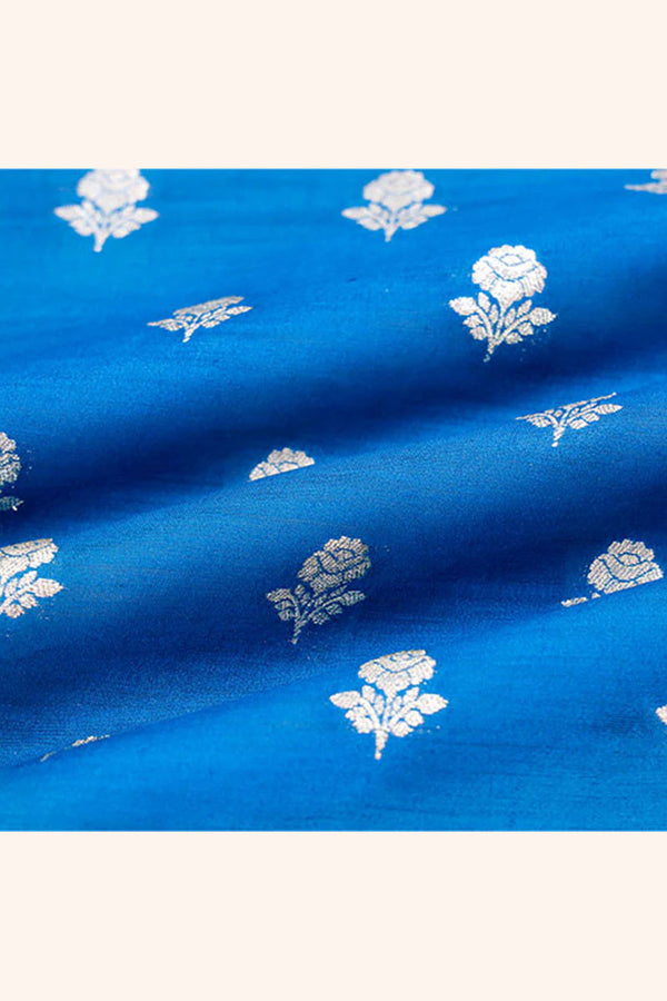 Fabric, Blue fabric, banarasi fabric, silk fabric, brocade fabric, handloom fabric, indian fabric