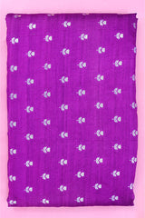 Purple Sonarupa  Banarasi Chiniya Silk Fabric