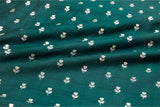 Bottle Green Sonarupa Banarasi Chiniya Silk Fabric