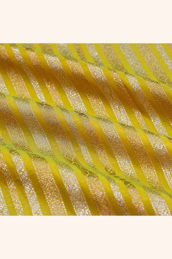 Fabric, green fabric, yellow fabric, banarasi fabric, silk fabric, brocade fabric, handloom fabric, indian fabric