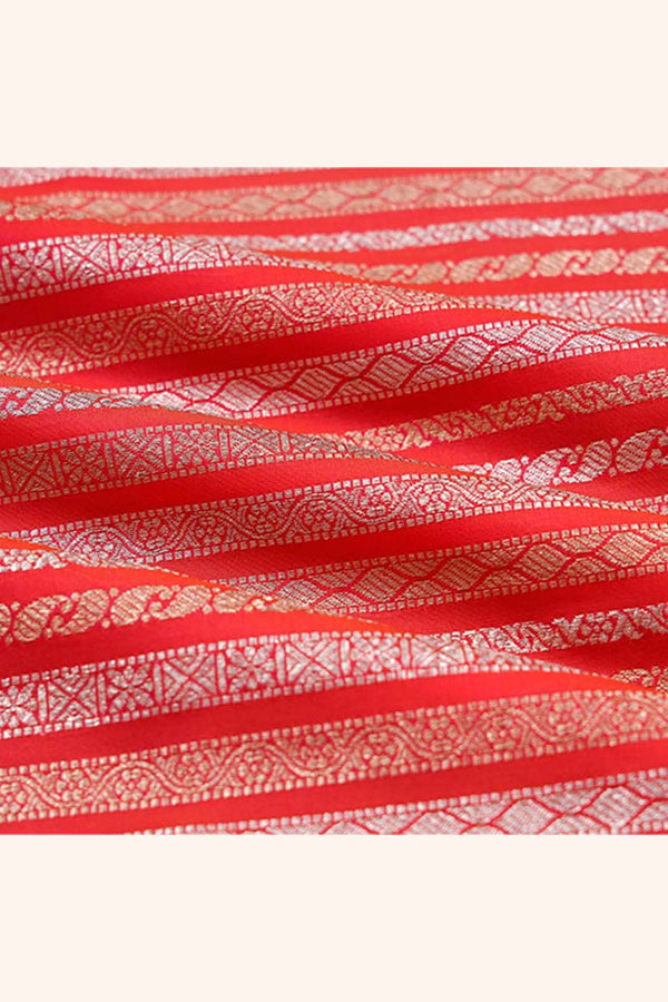 Fabric, peach fabric, banarasi fabric, silk fabric, brocade fabric, handloom fabric, indian fabric