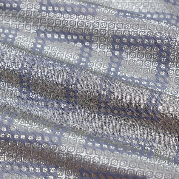 Fabric, grey fabric, Steel grey fabric, banarasi fabric, silk fabric, brocade fabric, handloom fabric, indian fabric