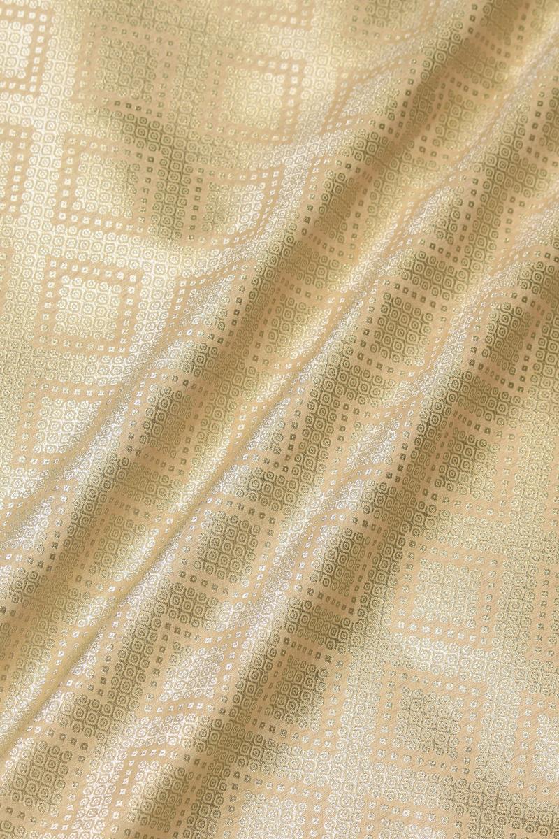 Fabric, beige fabric, off white fabric, banarasi fabric, silk fabric, brocade fabric, handloom fabric, indian fabric