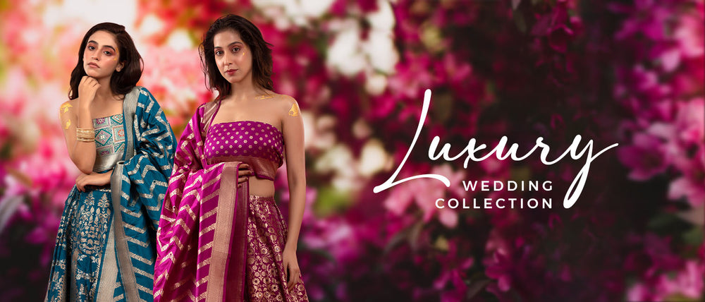 Wedding sarees and lehenga