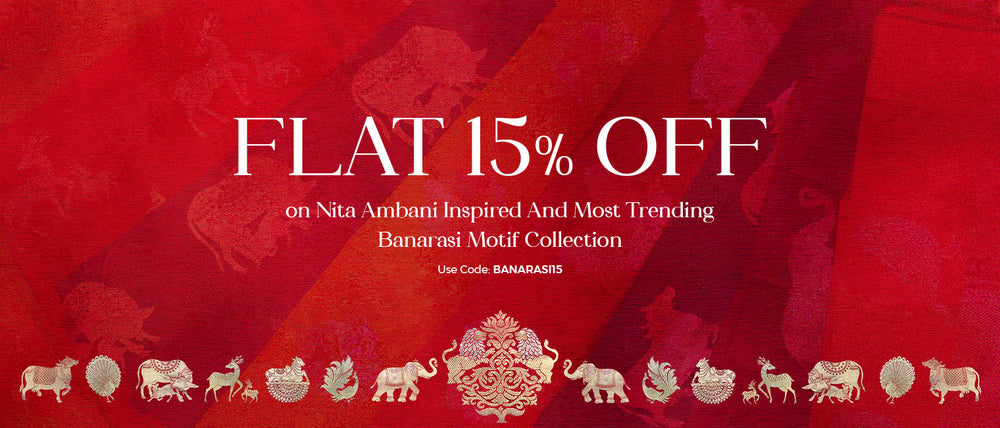 nita ambani, diwali offer, Navratri offer, offer on banarasi saree, silk saree, saree design, offer, festival offer