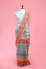 Buy Rainbow Pure Linen Sarees Online