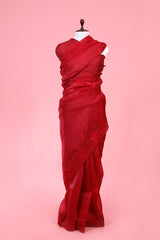 Buy Red Organza Sarees Online